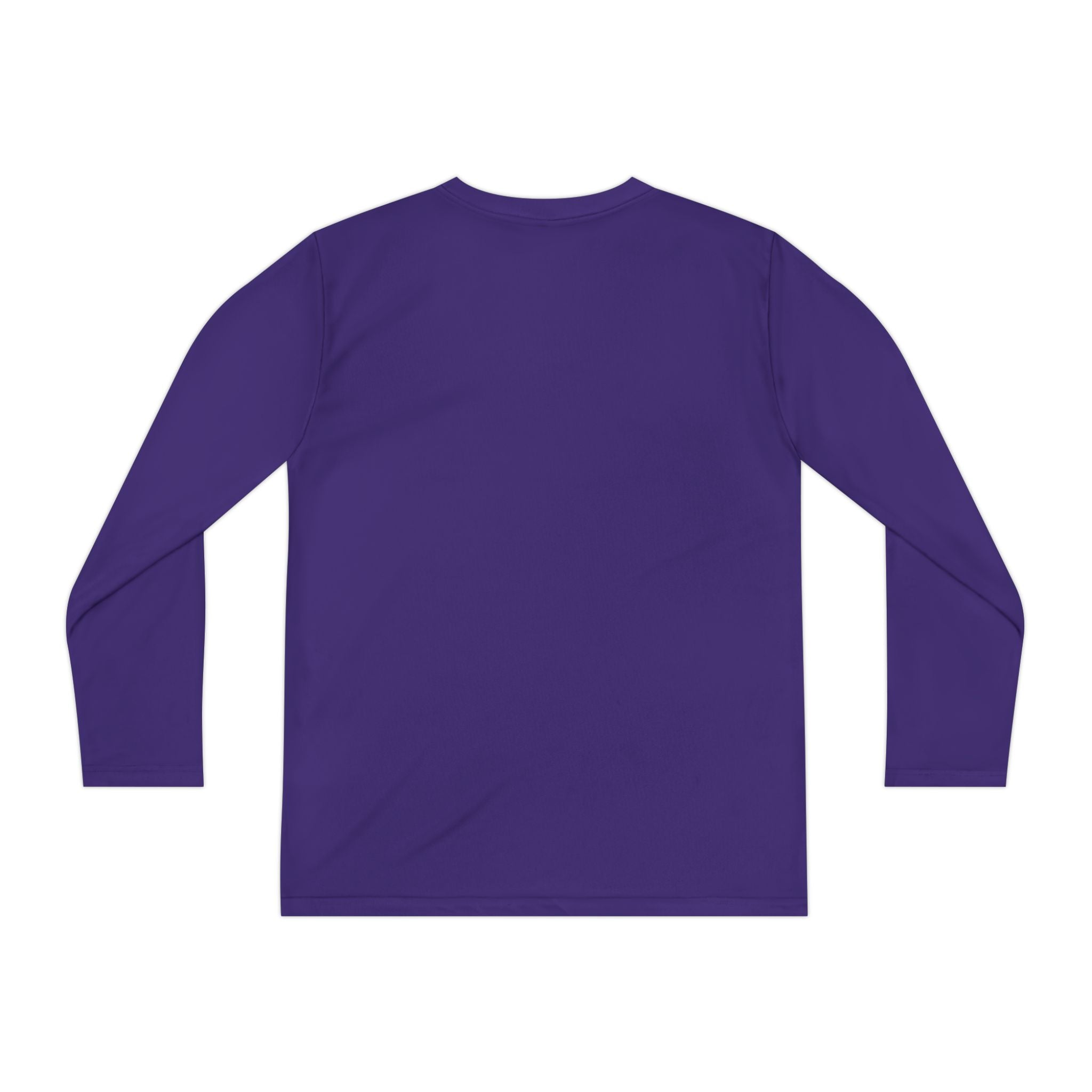Youth Long Sleeve Stretch — Minimal "ego" Logo Performance Shirt