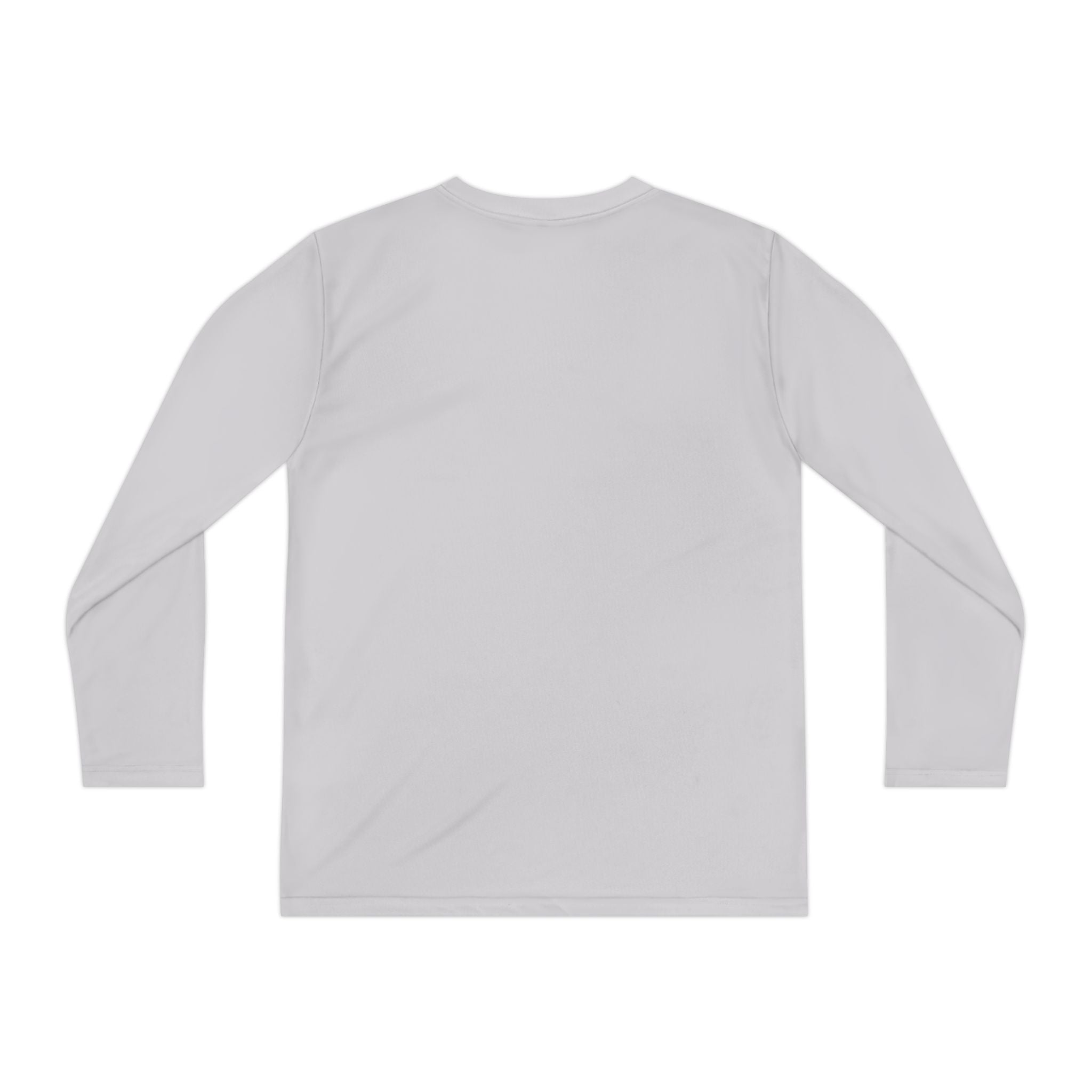 Youth Long Sleeve Stretch — Minimal "ego" Logo Performance Shirt
