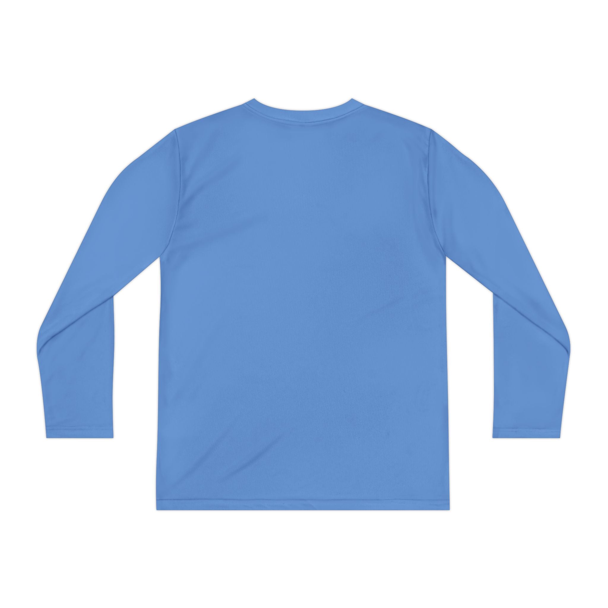 Youth Long Sleeve Stretch — Minimal "ego" Logo Performance Shirt