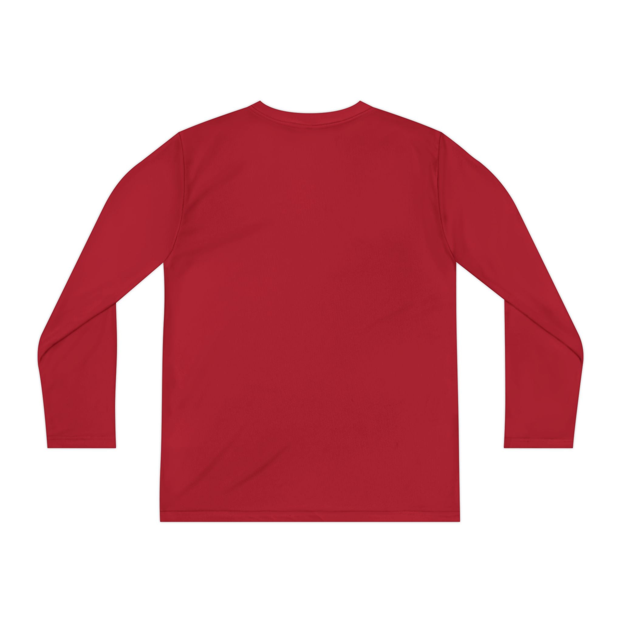 Youth Long Sleeve Stretch — Minimal "ego" Logo Performance Shirt